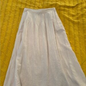 Laura Ashley Cream A-Line Skirt